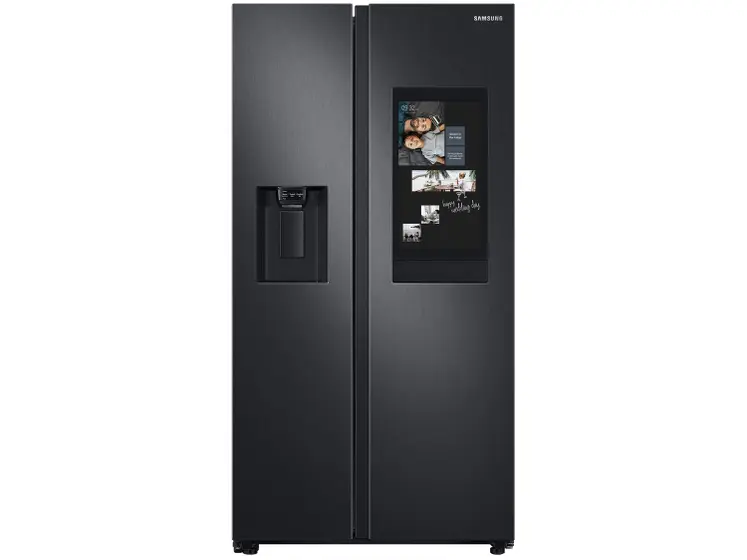 Refrigerador Side by Side Samsung 585L Smart Family Hub Black Inox RS58T5561