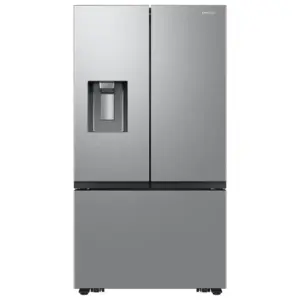 Refrigerador French Door Samsung 576L com All Around Cooling com Dispenser de Água e Gelo Inox RF27 Refrigerador French Door Samsung 576L com All Around Cooling com Dispenser de Água e Gelo Inox RF27