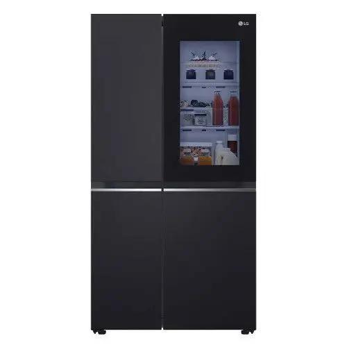Refrigerador Side by Side LG 647L Smart Frost Free Inverter InstaView Black Inox GC-V257SQV