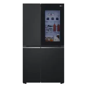 Refrigerador Side by Side Smart LG 647L Frost Free Inverter InstaView Black Inox GC-V257SQV Refrigerador Side by Side Smart LG 647L Frost Free Inverter InstaView Black Inox GC-V257SQV