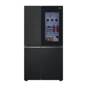 Refrigerador Side by Side Smart LG 647L Inverter InstaView Black Inox GC-V257SQV Refrigerador Side by Side Smart LG 647L Inverter InstaView Black Inox GC-V257SQV