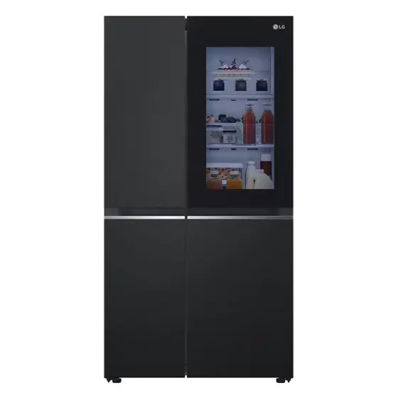 Refrigerador Side by Side Smart LG 647L Inverter Black Inox GC-V257SQV