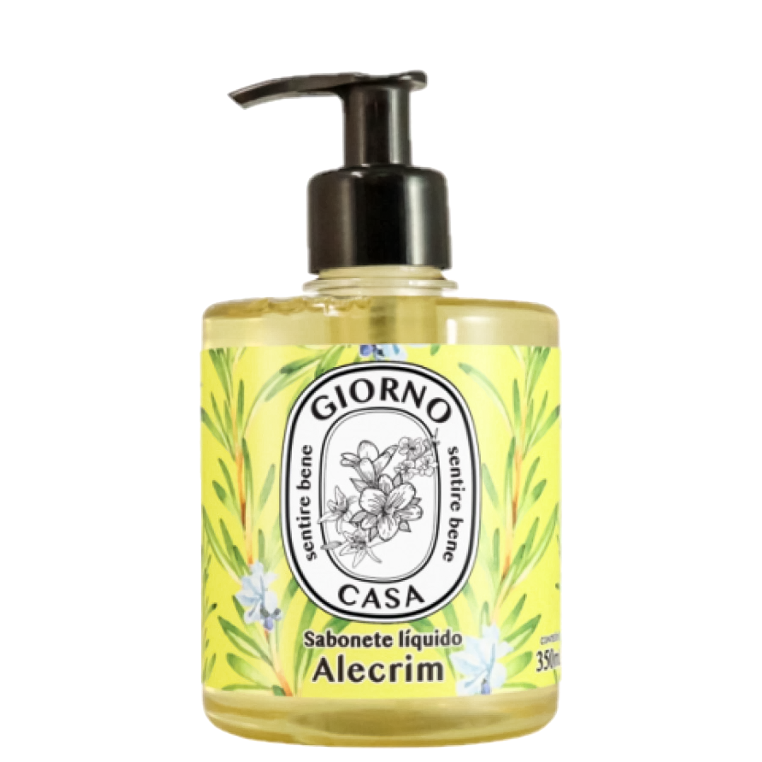 Sabonete Líquido Giorno Casa Sentire Bene Alecrim 350ml
