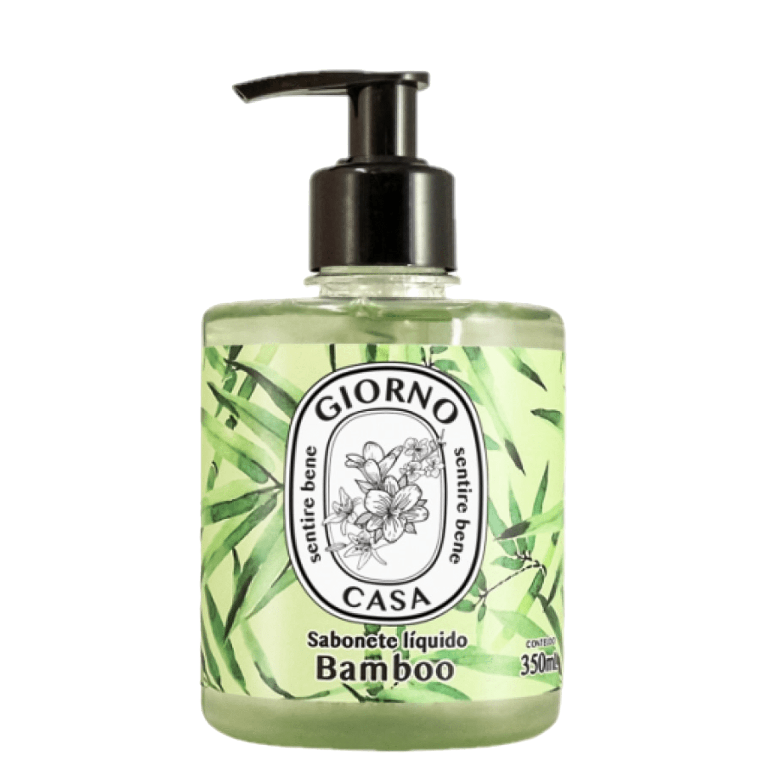 Sabonete Líquido Giorno Casa Sentire Bene Bamboo 350ml