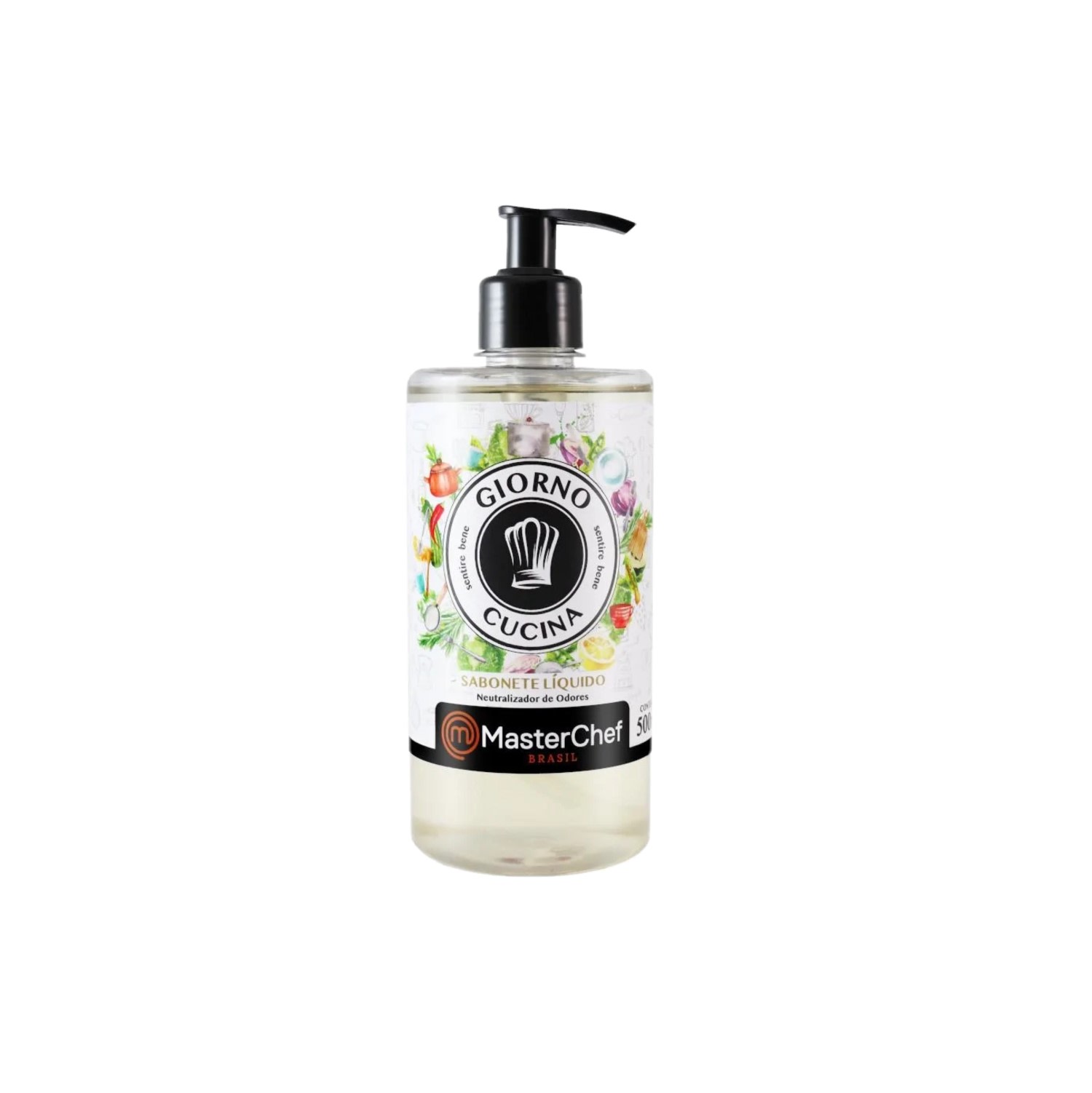 Sabonete Líquido Giorno Cucina Sentire Bene MasterChef 500ml