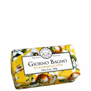 Sabonete em Barra Giorno Flor de Laranjeira & Vetiver 180g