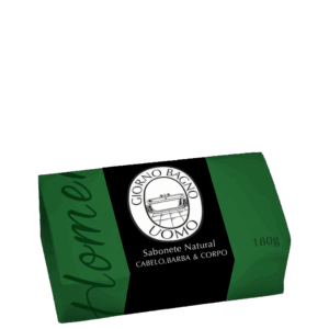 Sabonete em Barra Giorno Uomo Cabelo Barba e Corpo Verde 180g