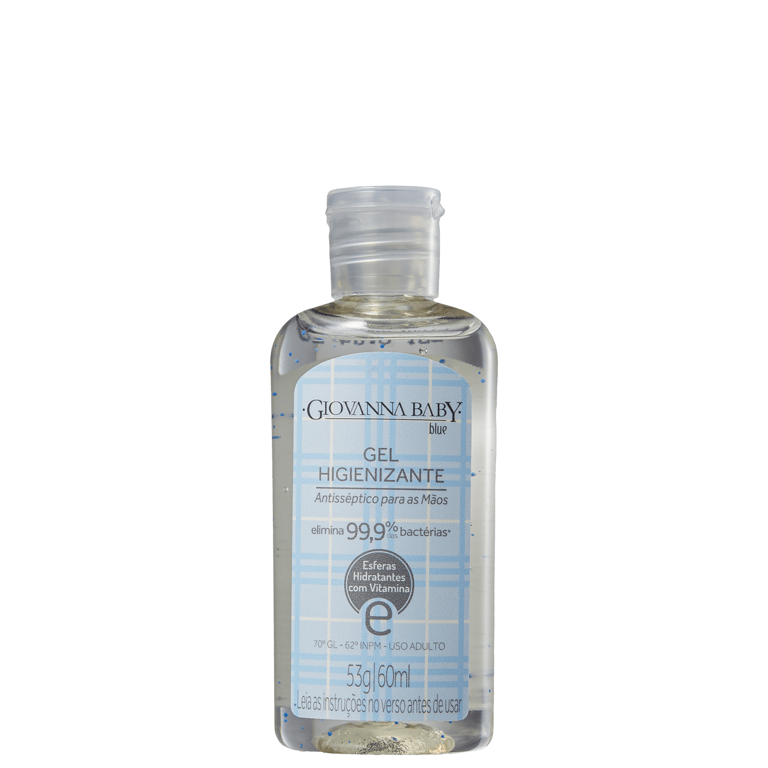 Gel Antisséptico Giovanna Baby Blue Álcool Gel 70% 60ml