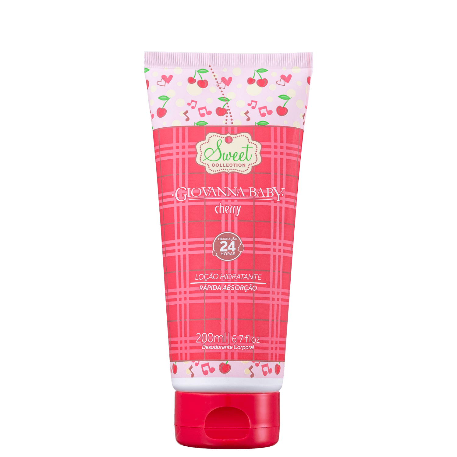 Loção Corporal Giovanna Baby Cherry Hidratante 200ml