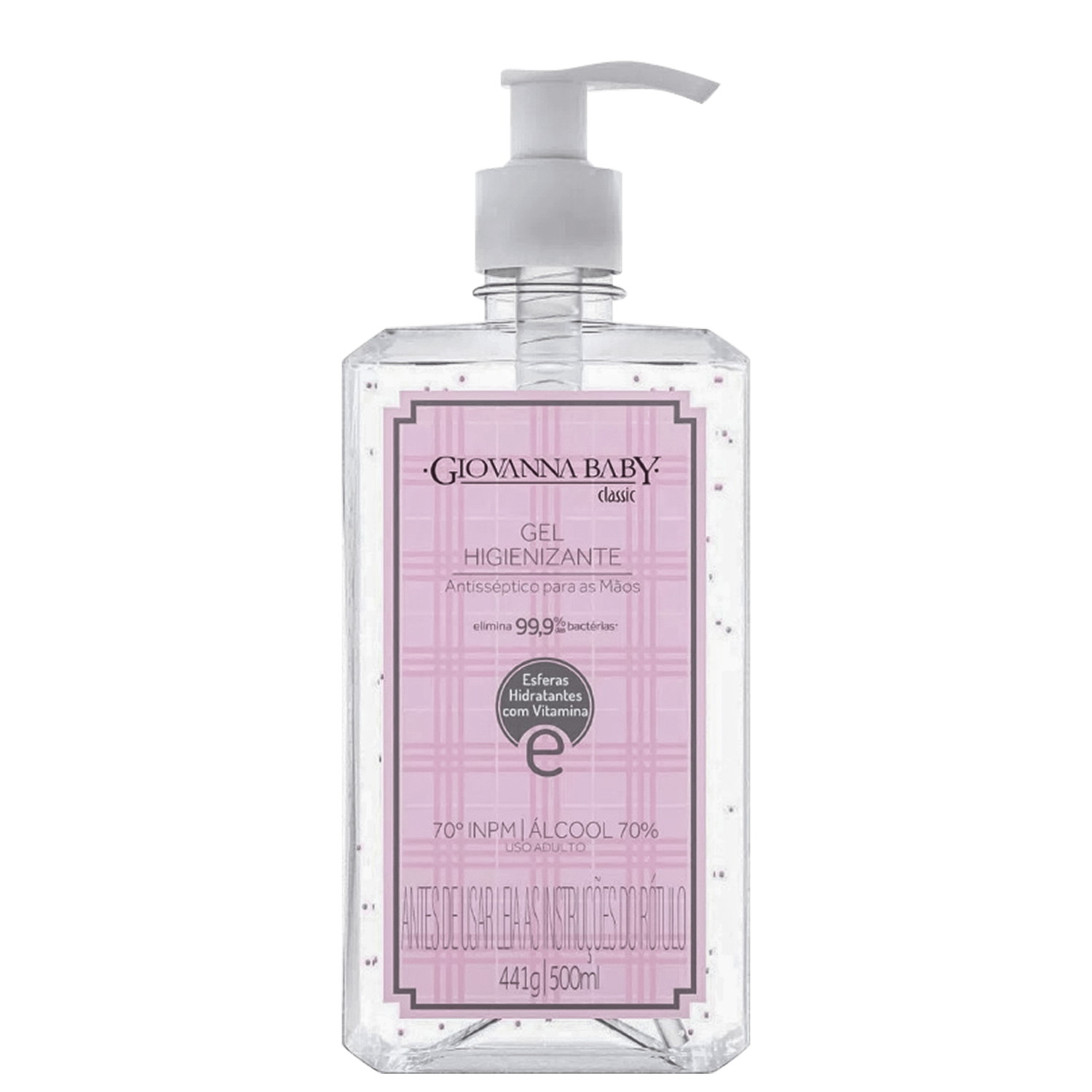 Gel Antisséptico Giovanna Baby Classic Álcool Gel 70% 500ml