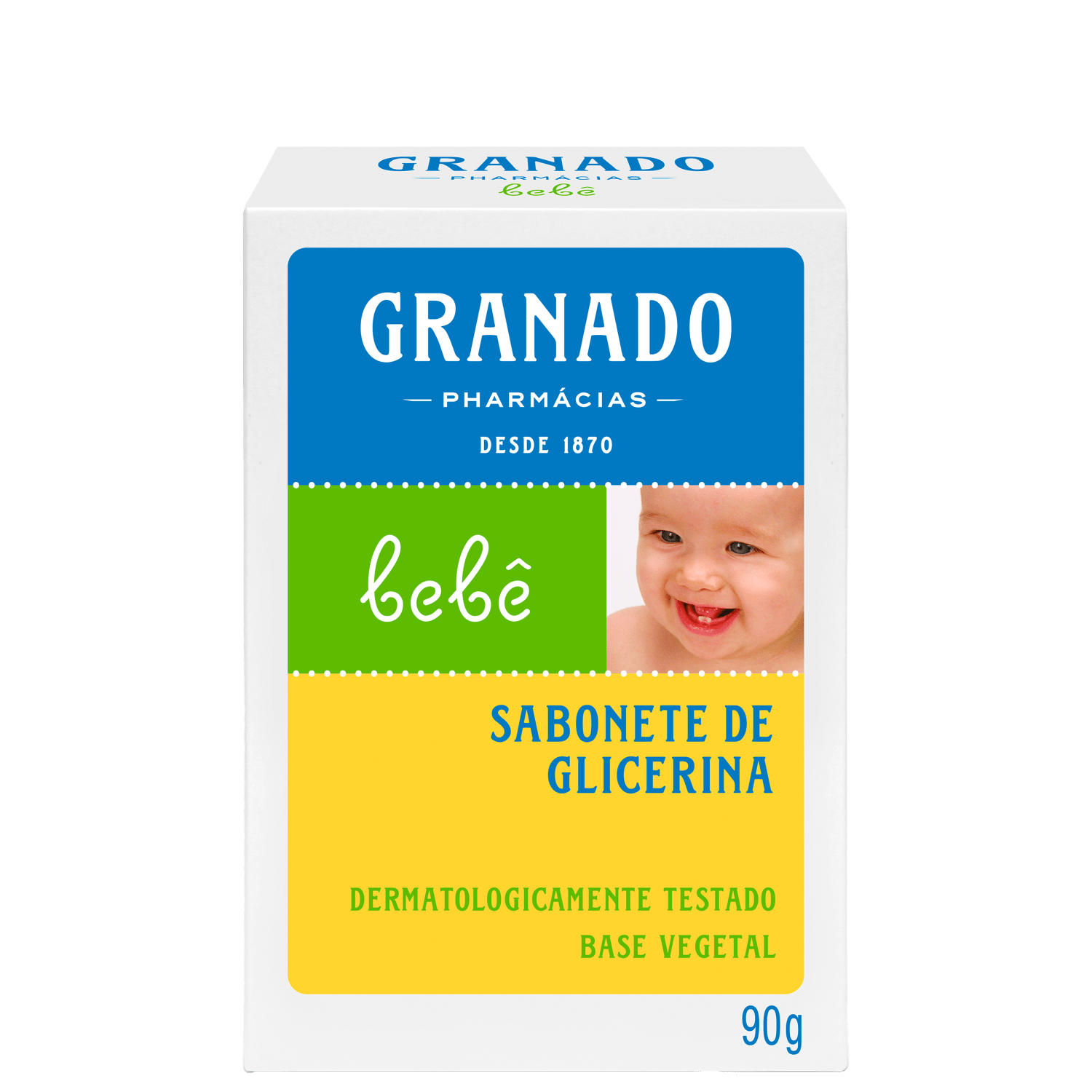 Sabonete em Barra Granado Bebê Glicerina Tradicional 90g