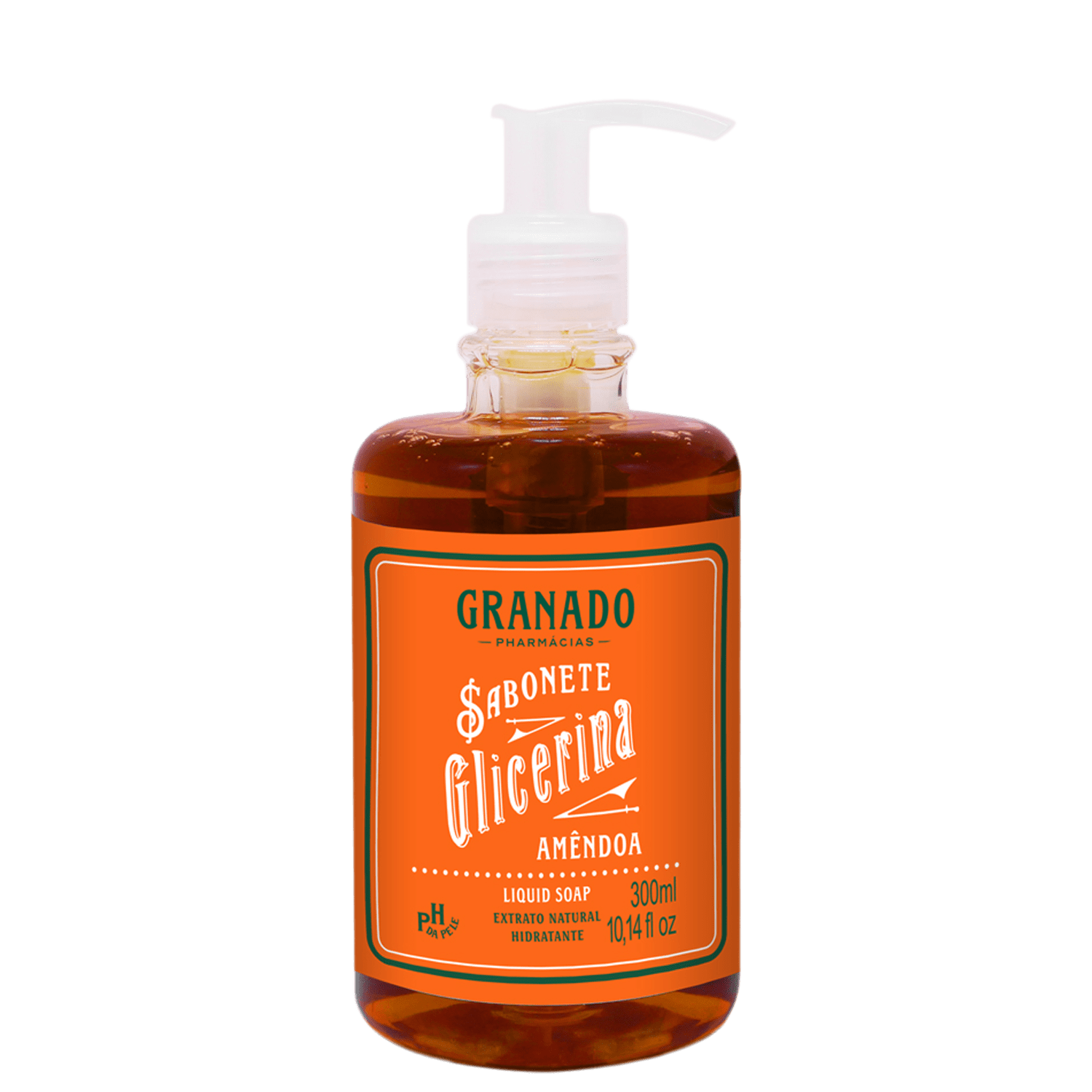 Sabonete Líquido Granado Glicerina Amêndoa 300ml