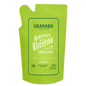 Sabonete Líquido Refil Granado Glicerina Erva-Doce 300ml