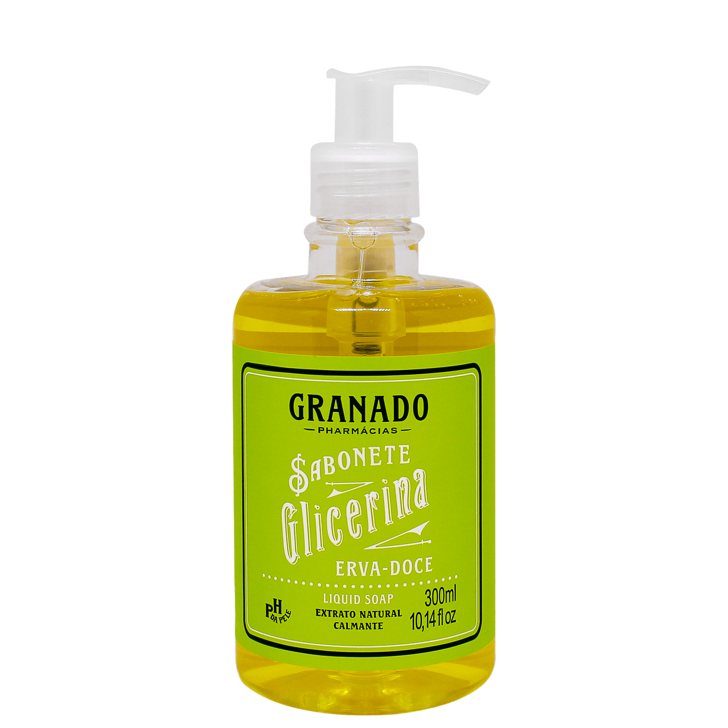 Sabonete Líquido Granado Glicerina Erva-Doce 300ml