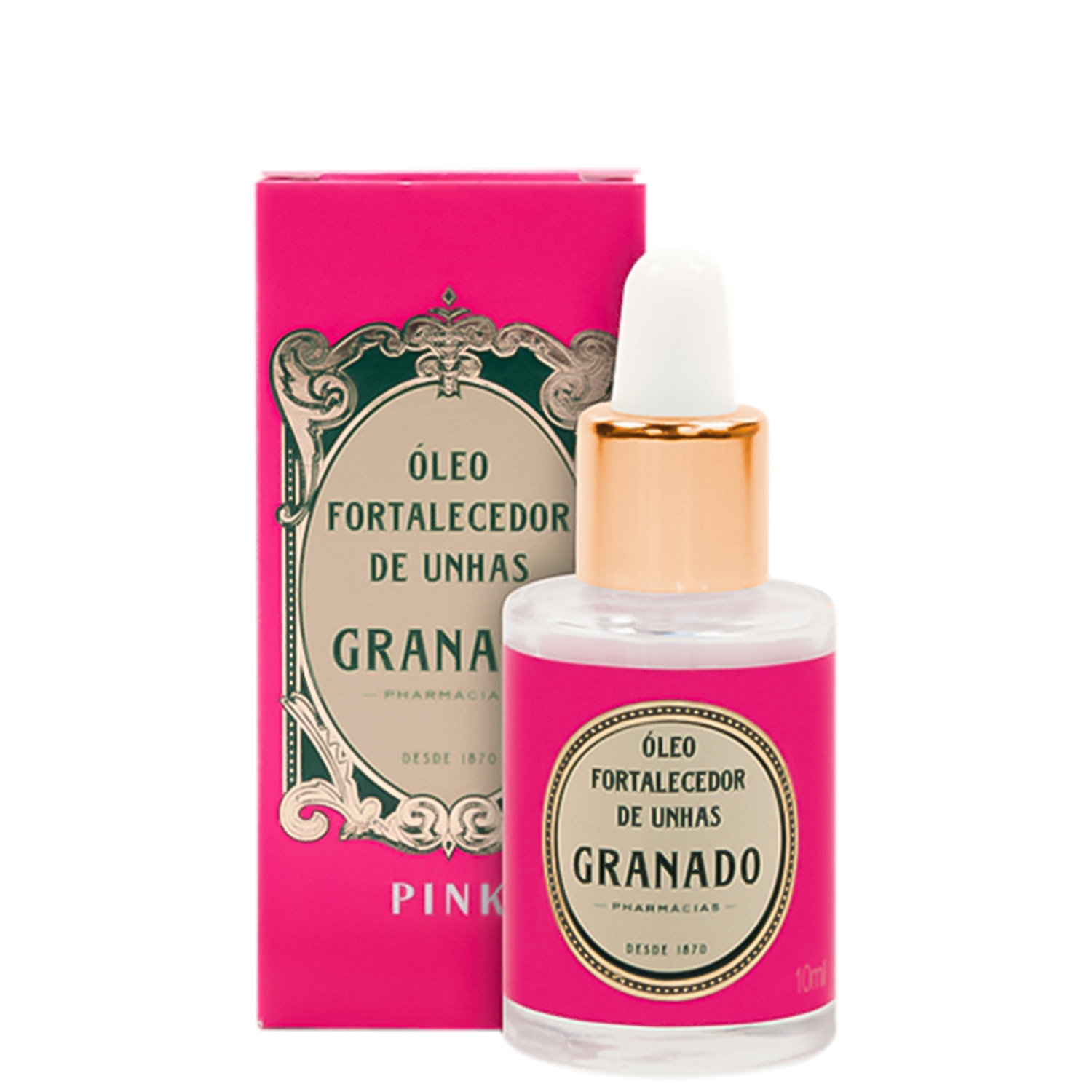 Óleo Fortificante Granado Pink para Unhas 10ml