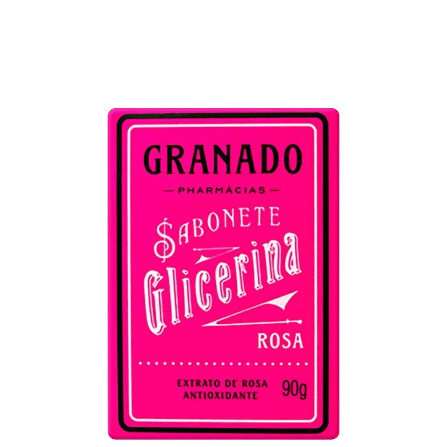 Sabonete em Barra Granado Sabonete Vegetal de Glicerina e Rosa 90g