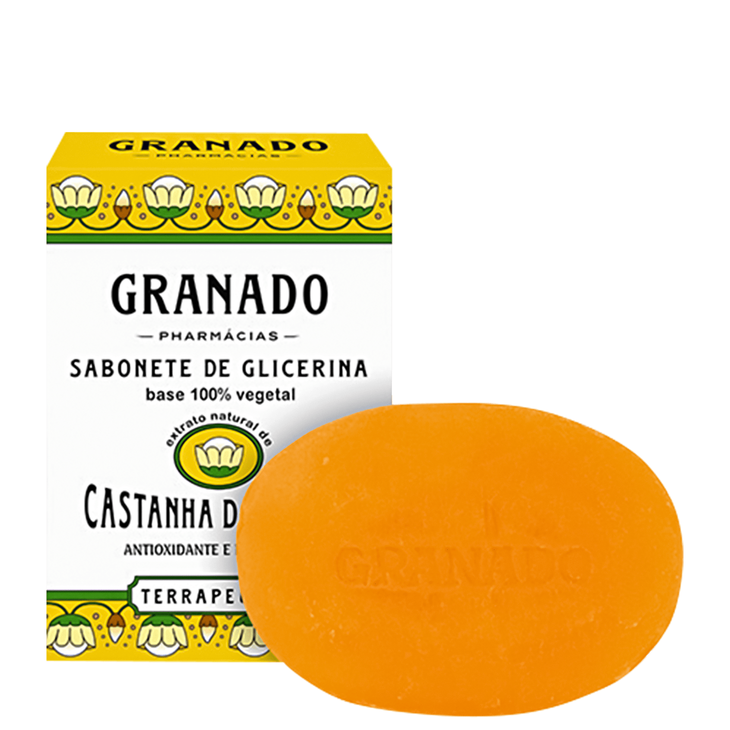 Sabonete em Barra Granado Terrapeutics Castanha do Brasil de Glicerina 90g