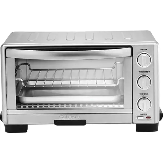 Forno Torradeira Elétrico Grelhador Cuisinart Aço Inoxidável TOB-1010