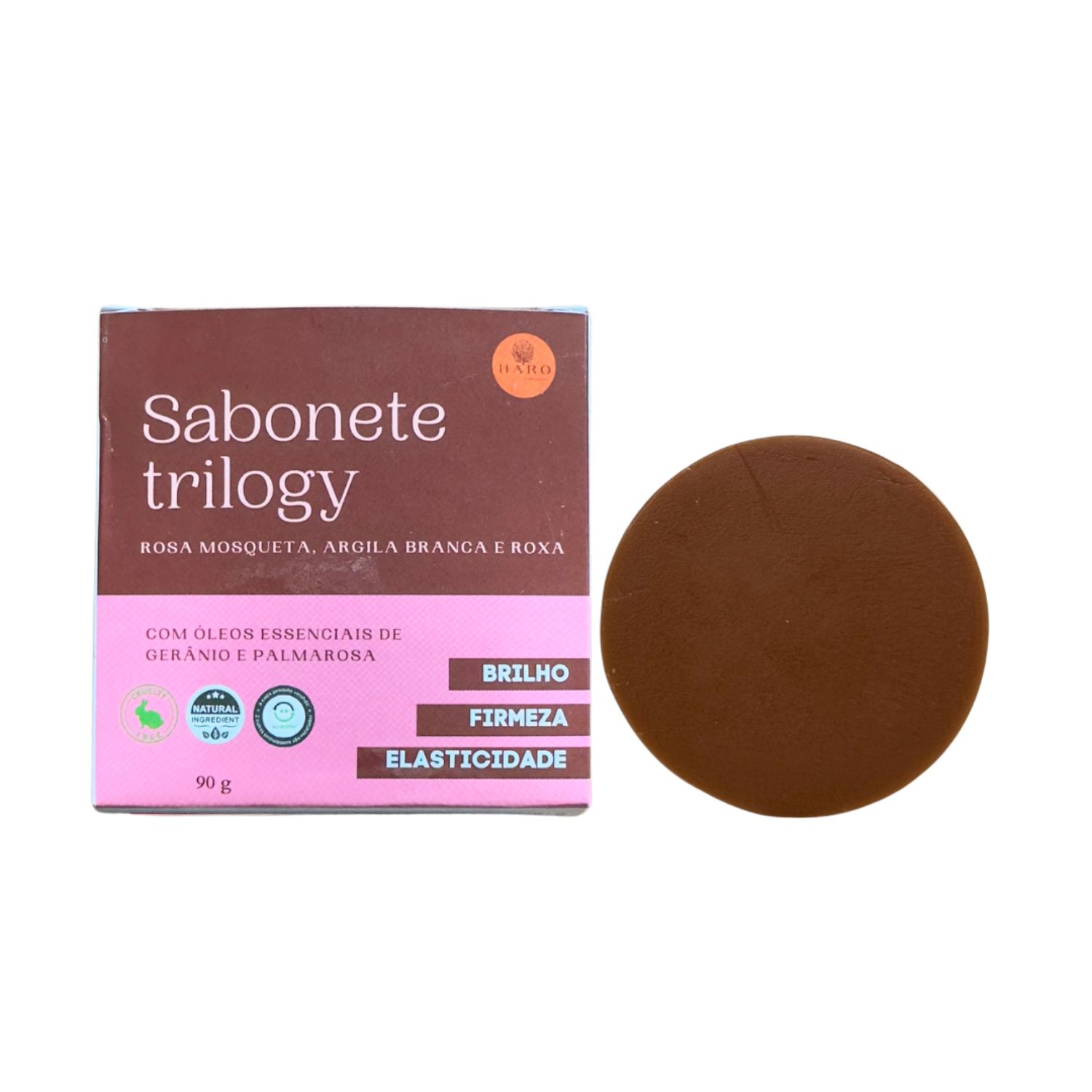Sabonete em Barra Haro Cosméticos Sabonete Trilogy Rosa Mosqueta 90g