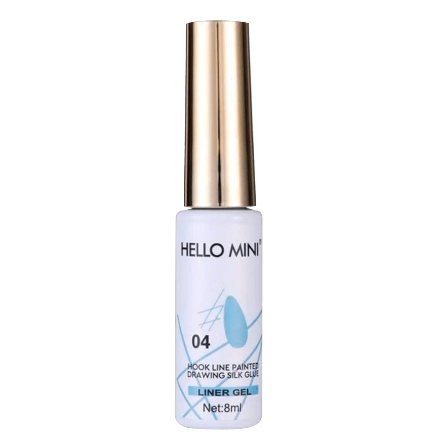 Esmalte em Gel Hello Mini Liner Gel 04 8ml