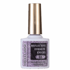 Esmalte em Gel Hello Mini Reflective 03 8ml Esmalte em Gel Hello Mini Reflective 03 8ml