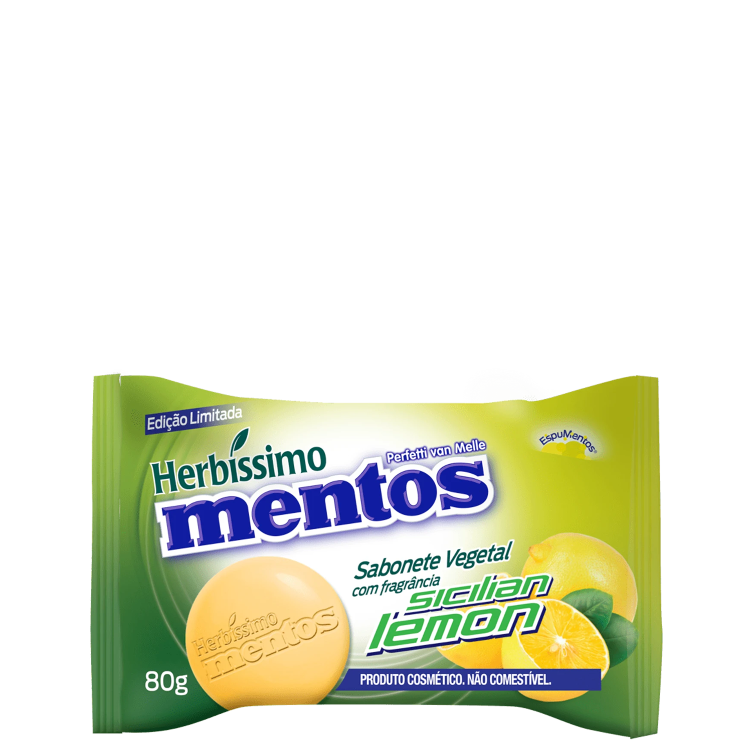 Sabonete Vegetal Herbíssimo Mentos Lemon Sicilian 80g