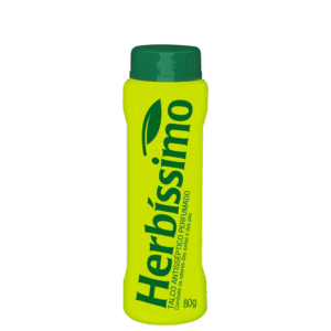 Talco Antisséptico Perfumado Herbíssimo 80g