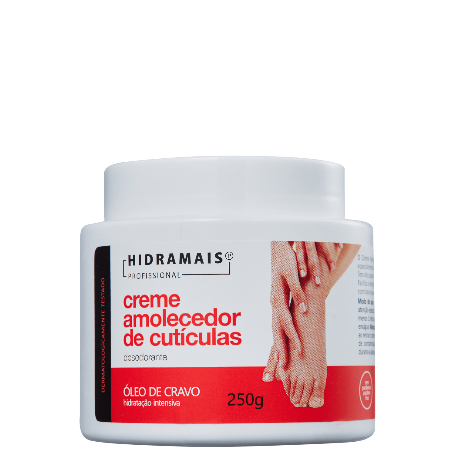 Creme Hidratante para Cutículas Hidramais Amolecedor 250g