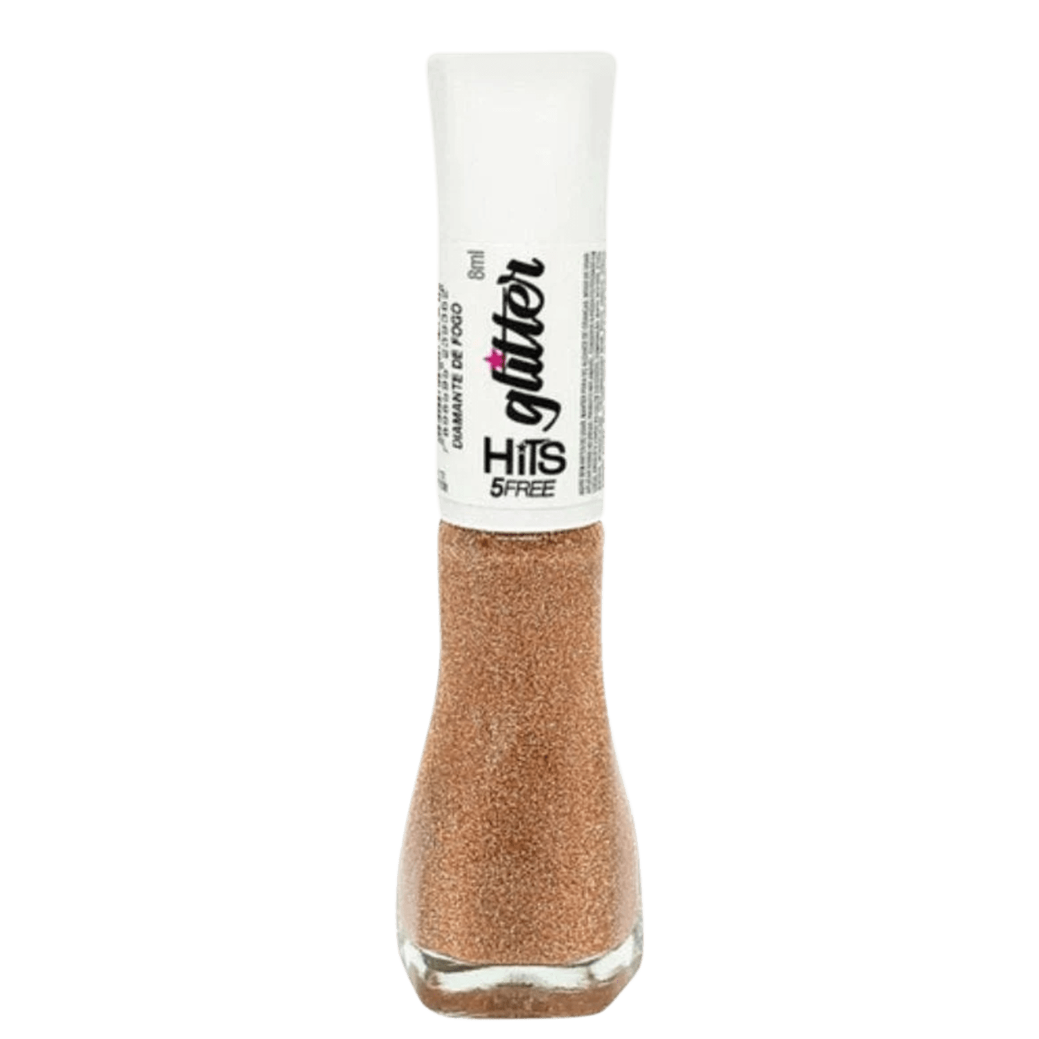 Esmalte Glitter HITS Coleção Diamante 5Free De Fogo 8ml