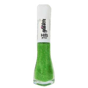 Esmalte Glitter HITS Coleção Diamante 5Free Verde Aurora 8ml