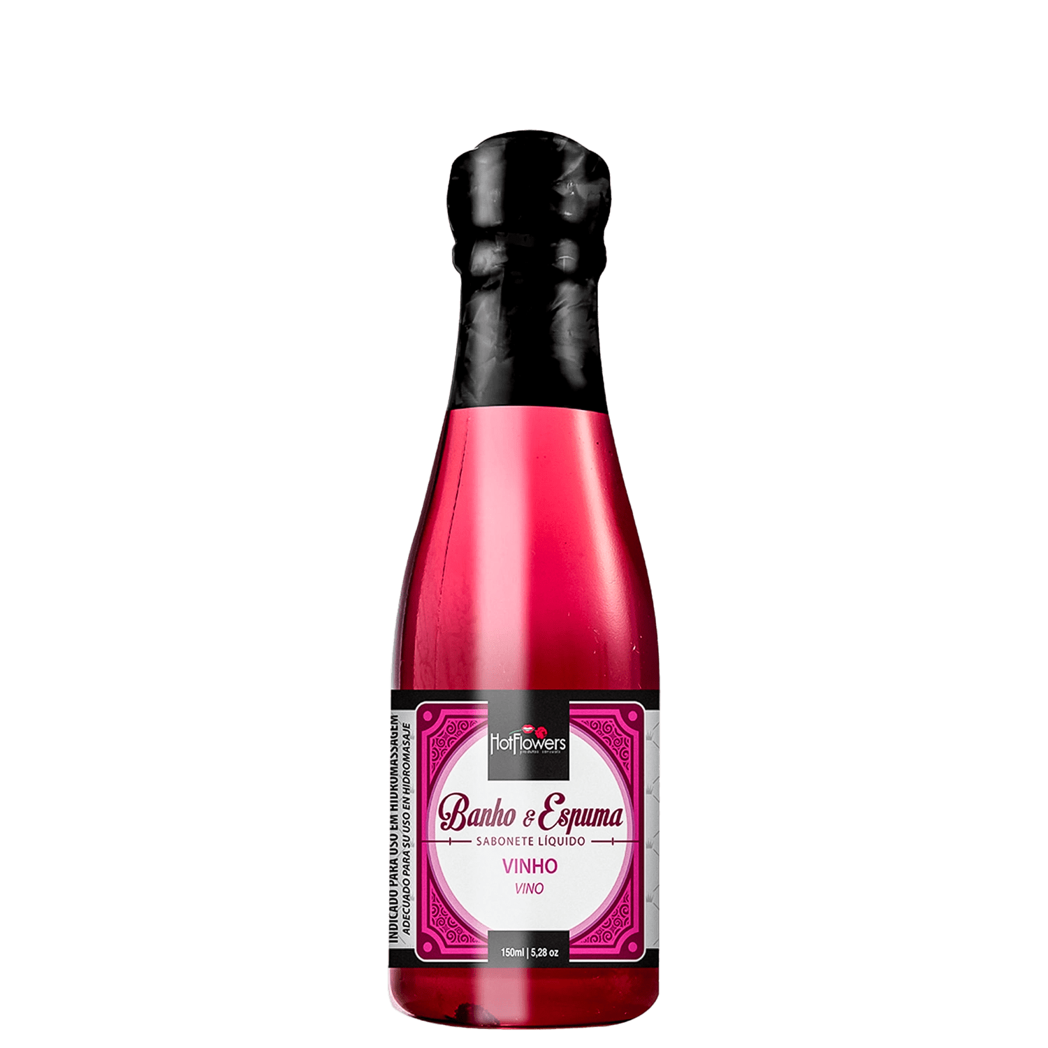 Espuma Para Banho de Banheira HotFlowers Vinho 150ml