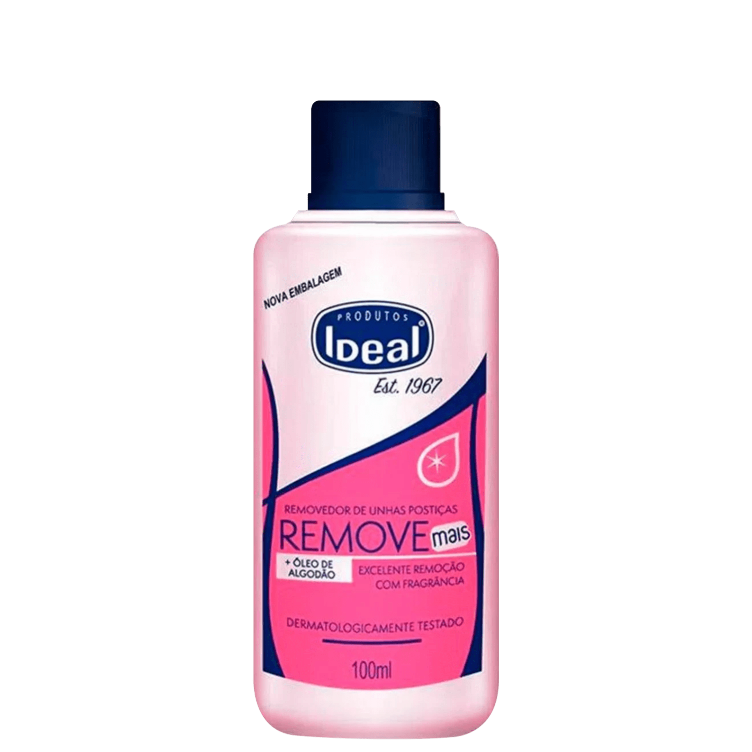 Removedor de Unhas Postiças Ideal Remove Mais 100ml