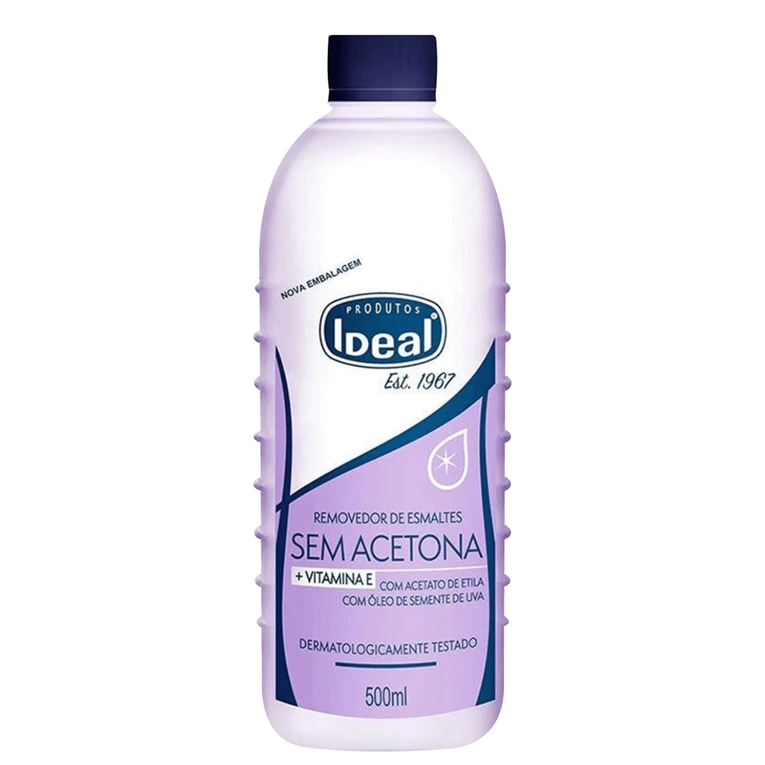 Removedor de Esmalte Ideal Semente Uva Sem Acetona 500ml