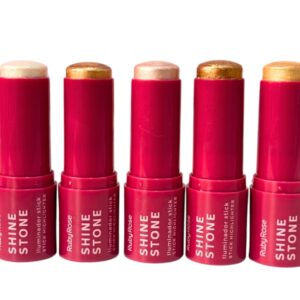 Iluminador Ruby Rose Stick Shine Stone Sparkle Moon Linha Rosa Lançamento