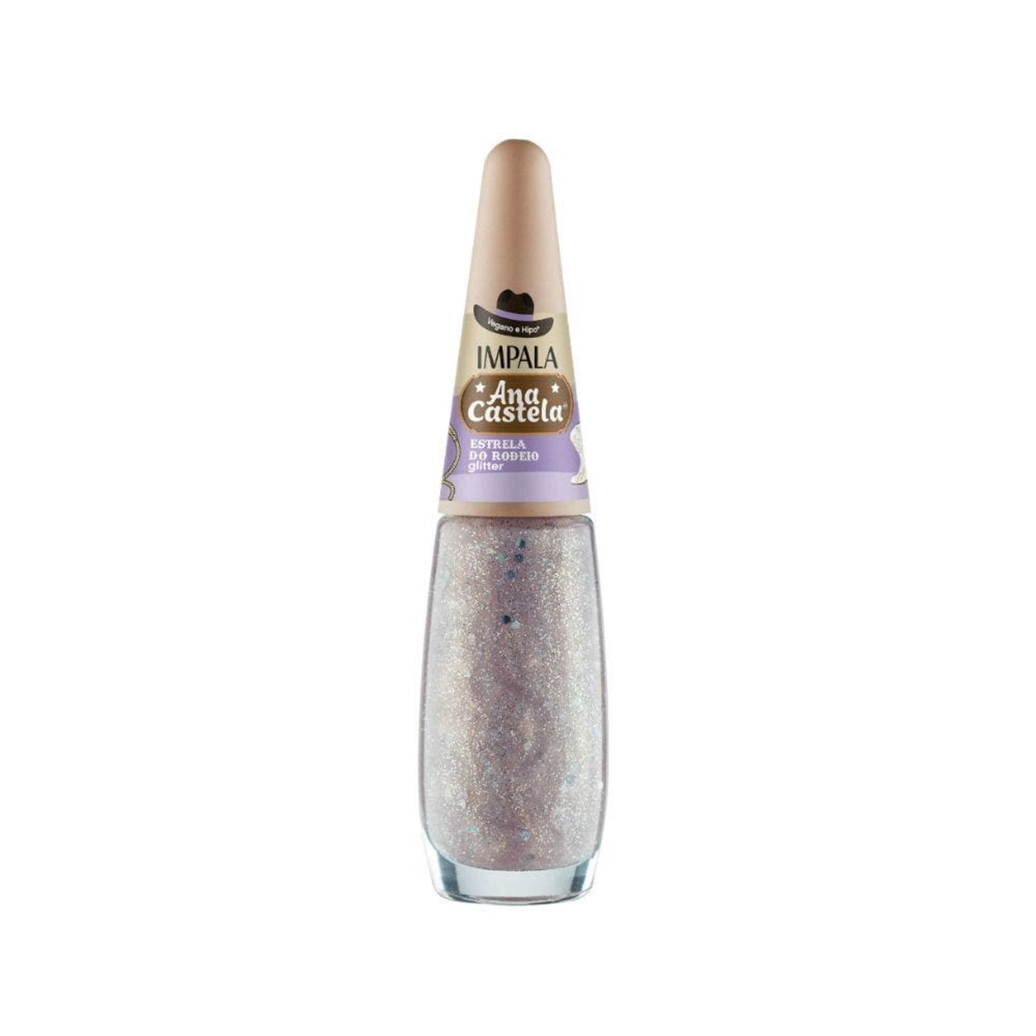 Esmalte Glitter Impala Ana Castela Estrela Do Rodeio 7,5ml