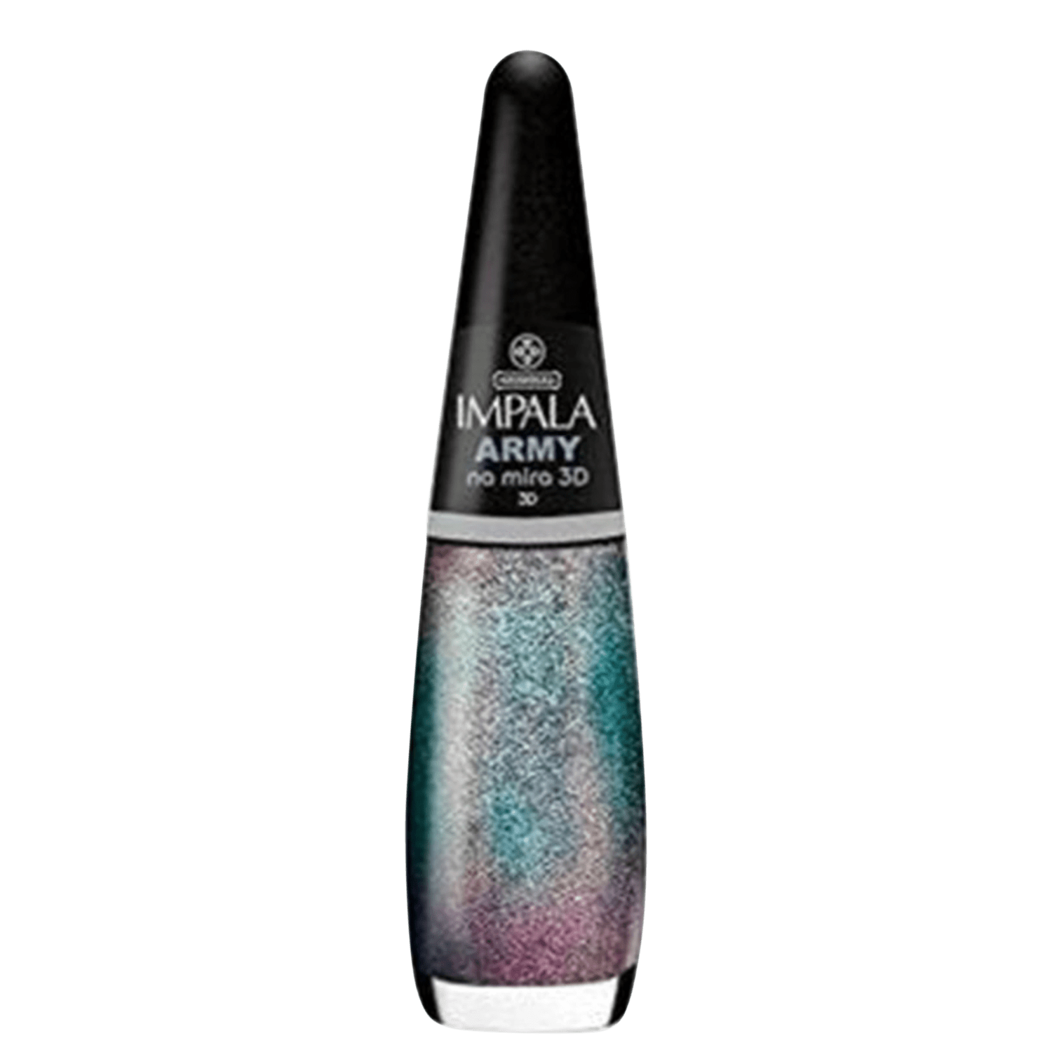 Esmalte Glitter Impala Army Na Mira 3D 7,5ml