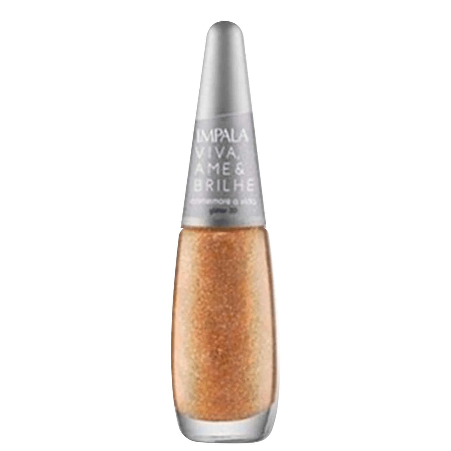 Esmalte Glitter Impala Viva Ame e Brilhe Comemore a Vida 7,5ml