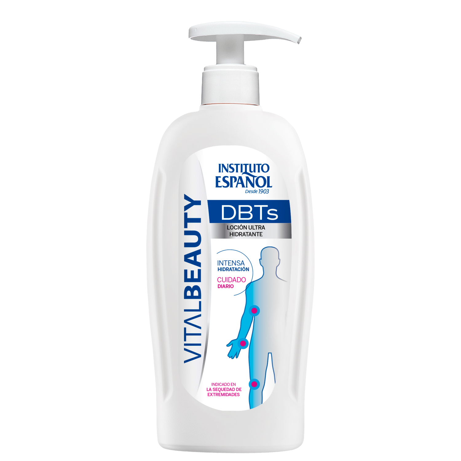 Loção Corporal Instituto Español Vital Beauty DBTs Hidratante 500ml