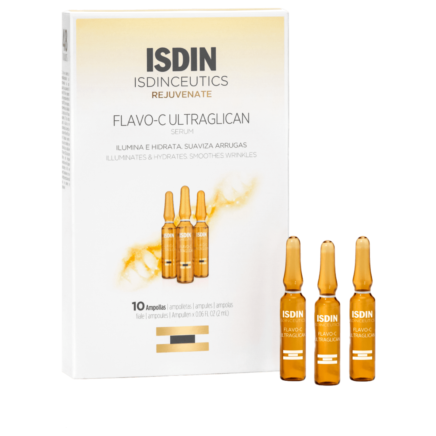 Sérum Antioxidante Diurno ISDIN ISDINCEUTICS Flavo-C Ultraglican 10 Unidades