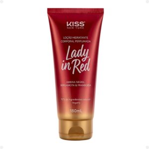 Loção Corporal Kiss New York Lady in Red Hidratante 180ml Loção Corporal Kiss New York Lady in Red Hidratante 180ml