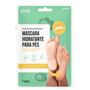 Máscara Hidratante para Pés Kiss New York Professional Foot Moisturizing Mask 1 Par Máscara Hidratante para Pés Kiss New York Professional Foot Moisturizing Mask 1 Par