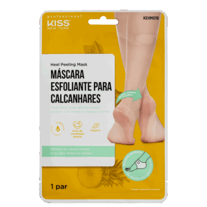 Máscara Esfoliante para Calcanhares Kiss New York Professional Heel Peeling Mask 1 Par Máscara Esfoliante para Calcanhares Kiss New York Professional Heel Peeling Mask 1 Par