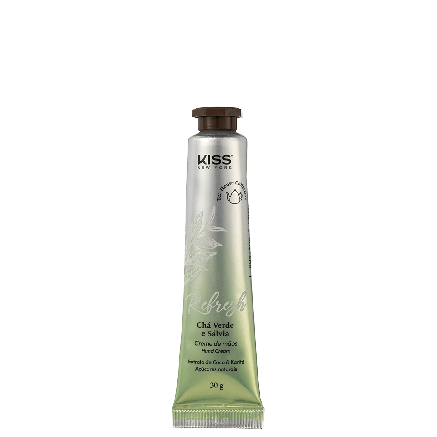 Creme para as Mãos Kiss New York Refresh Chá Verde e Sálvia 30g