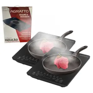 Fogão Cooktop Indução 1 Boca Genérico Portátil Magnético Vitrocerâmico Vidro (Kit 2) Fogão Cooktop Indução 1 Boca Genérico Portátil Magnético Vitrocerâmico Vidro (Kit 2)
