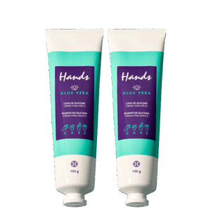 Kit Luvas de Silicone Hands Hinode Super Hidratação 2 Unidades