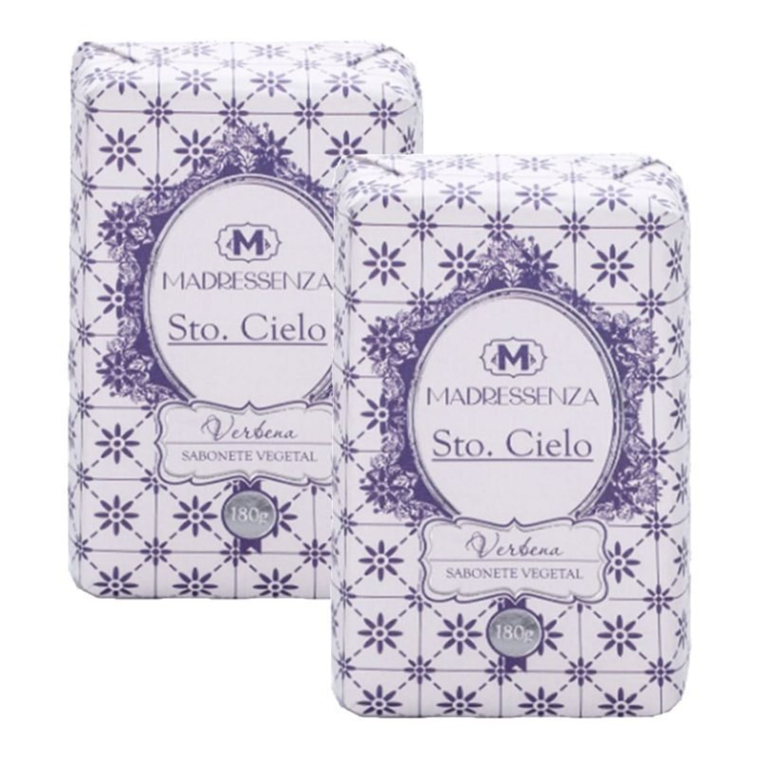 Kit Sabonetes em Barra Madressenza Verbena 2x180g