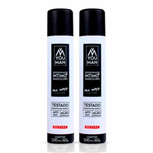 Kit Desodorante Íntimo Masculino You Man All Ways 2 unidades 100ml