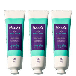 Kit Luvas de Silicone Creme para as Mãos Hinode 100g 3 Unidades