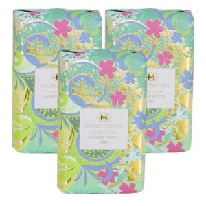 Kit Sabonetes em Barra Madressenza Floral Lemon 3x180g
