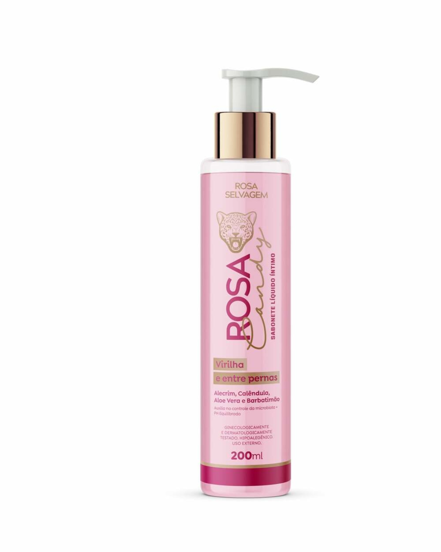 Kit Sabonete Líquido Íntimo Rosa Candy 3 unidades 200ml